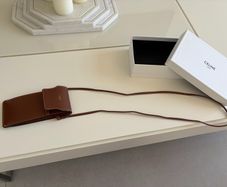 Brand New Celine Leather Crossbody Pouch