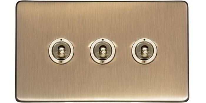 Heritage Brass Antique Style Electrical Switches