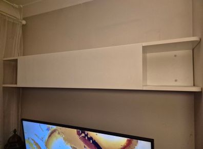 Wall shelf ikea, high gloss