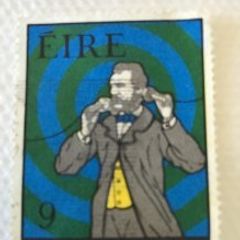 Irish stamp - the first telephone