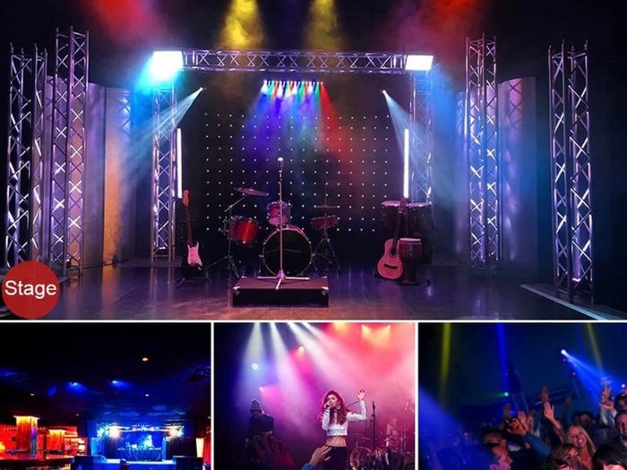 Par Light, RGB 36 LED Stage Lights Sound Activated DMX Control, 7 Modes Uplighting Lights with Remote Control Stage Lighting, DJ Par Party Lights for Club KTV Disco Party (FREE POSTAGE)