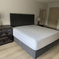 Super King Bed frame and headboard (Mattress not included)