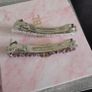 Set of 2 beautiful crystal beaded hair clips  one clear/white and one pink/purple. Sparkly and elegant design, perfect for everyday wear or special occasions. In very good condition. Image 4