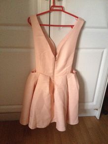 Brand new party dress in light peach colour