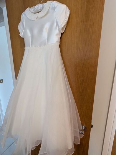 Communion dress (Arnott's) and accessories