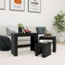 Modern Nesting Coffee Tables 3pcs Multiple Colours Available, See Photos (free Postage) Image 9