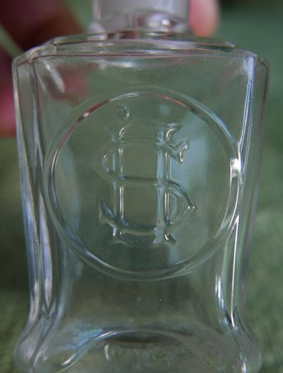 Antique 1800s Societe Hygienique Paris France Perfume Bottle. In Perfect Condition.