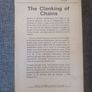Brinsley Macnamara / The Clanking of Chains/ Anvil books/1965 Image 2