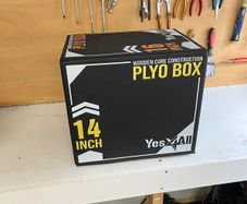 Yes4All 3-in-1 Wooden Plyo Box - 12/14/16 Inch