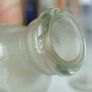 478 - Set of 6 Vintage Clear Glass Cork Screw Top Collectible Decorative Bottles Image 10
