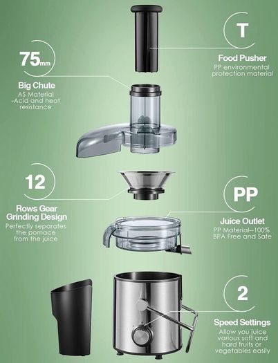 Juicer, juice extractor, juice maker 800W