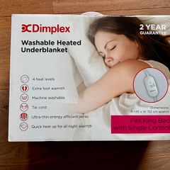 Dimplex King Washable Heated Under Blanket