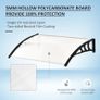 NEW SALE | 0.8 x 1 m Window Awning, Modern Door Awning , Polycarbonate Cover Outdoor Rain Snow Sunlight Protection Hollow Sheet Image 4