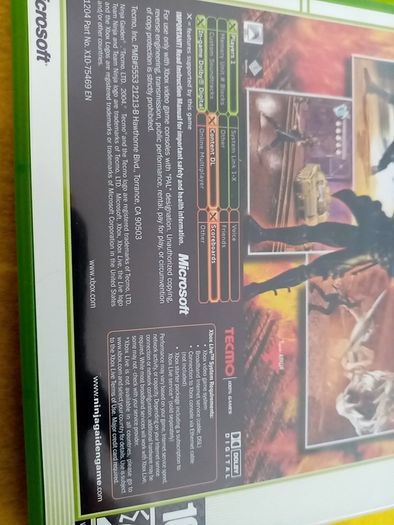 Ninja Gaiden - Xbox Original & Xbox 360 Games - Original