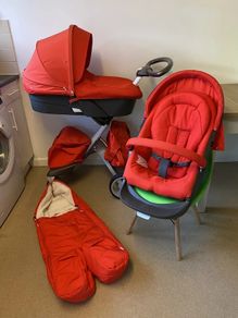 Stokke Xplory Red travel system