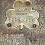Antique Irish Made Victorian Dome Top Trunk with Insert, late 19th to the early 20th Century, wooden strapping and metal hardware Image 5