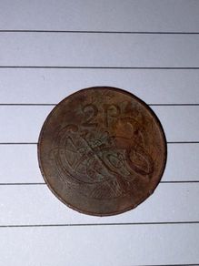 1980 Irish 2p Coin
