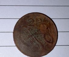 1980 Irish 2p Coin