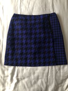 Royal Blue & Black Skirt M&S BNWT