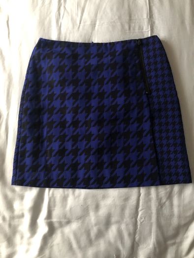 Royal Blue & Black Skirt M&S BNWT