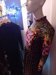 Marcy Allen Vintage floral maxi dress