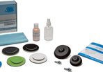 Glass Polish 28004 DIY Glass Scratch Removal Kit Deluxe for all Glass Surfaces -  50mm & 75mm with Drill Attachment