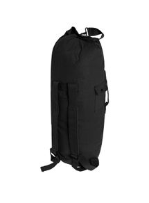 NEW US Navy Duffel Military Backpack 75 L Black Cotton Canvas
