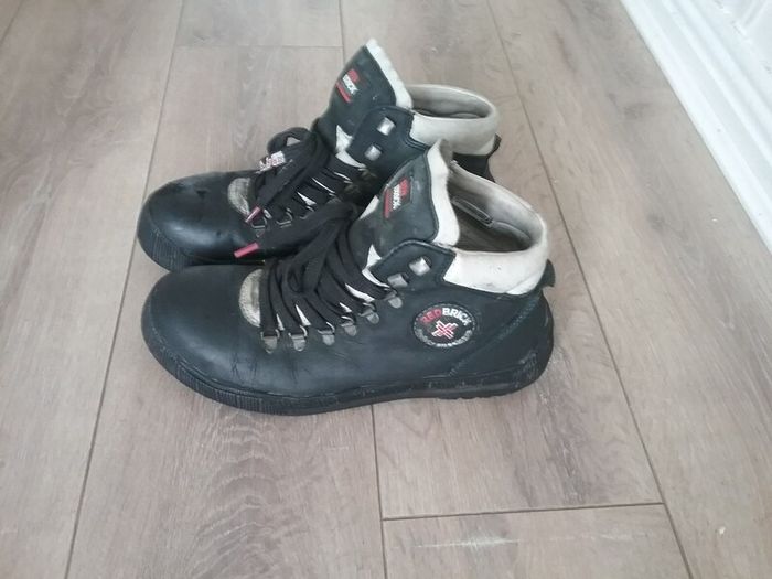 Leather Safety Boots Size 8