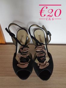 Dune Real Suede High Heels - UK6