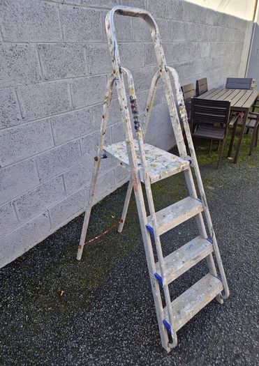 Heavy duty step ladder