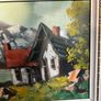 Beautiful Canvas Painting of House and Landscape Image 2