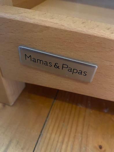 Mamas and Papas wooden changing table