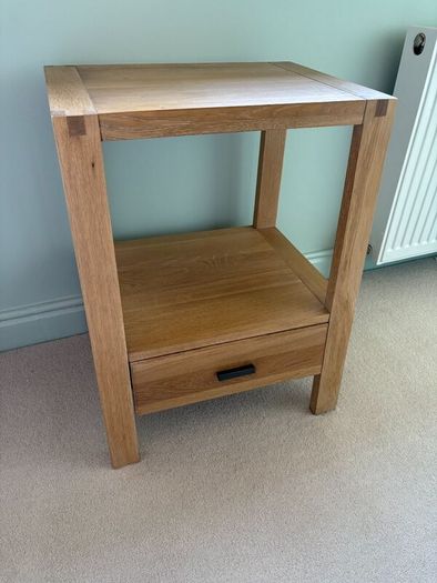 Oak Bedside Lockers / Side Tables  Like New