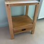 Oak Bedside Lockers / Side Tables  Like New Image 5
