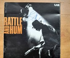 Bono Signed Rattle & Hum CD Booklet