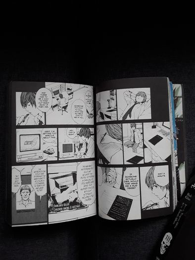 Death note black edition manga volumes 1-8