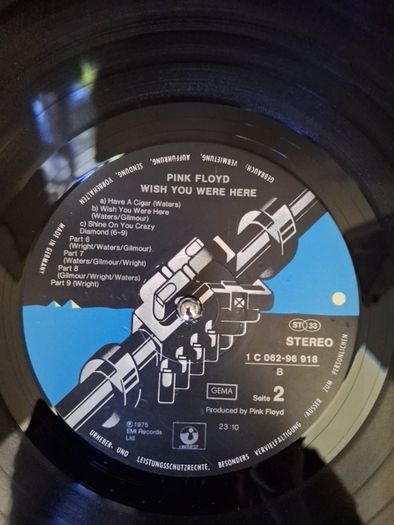 Vinyl Pink Floyd Wish You Were Here