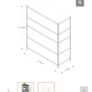 5 Shelf MDF & Steel Shelving unit (H)1800mm (W)1200mm (D)400mm Image 3