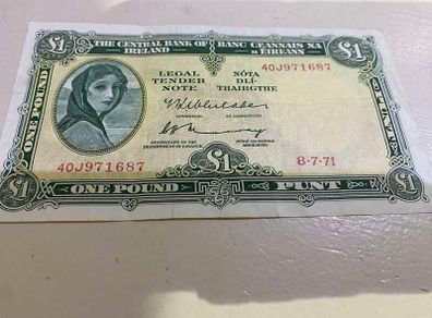 Lady Lavery 1 pound Banknote