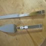 Vera Wang Wedgwood Love Knots Silver Plated Cake Knife & Server Set Wedding Gift Image 3