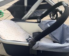 VISTA Uppababy Baby Stroller + Bassinet + Accessories