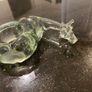 Ngwenya Swaziland Glass Giraffe napkin holder or paper weight Image 4