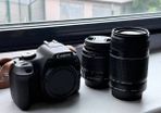 Canon EOS 2000D / Rebel T7 + 18-55mm + Telephoto Lens Kit (Mint)