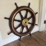 Antique MacTaggart Scott Edinburgh Ships Wheel Image 2