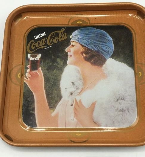 Coca Cola  set of 6 Liberty metal coasters year 1977 # 2