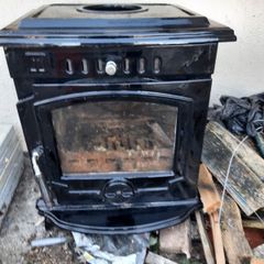 Stove with back boiler