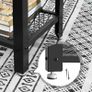 Console table, hallway table with 2 mesh shelves, Image 3
