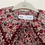 Zara Girls Cherry & Wine Floral Dress - see 3 pics Image 2