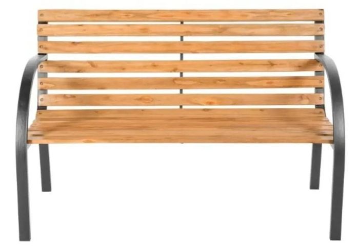 Wooden Garden Bench for Patio and Outdoor Use