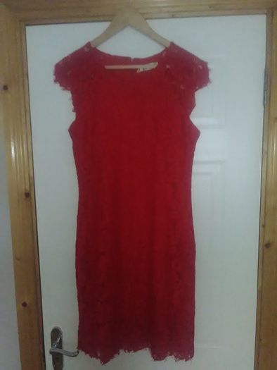 J&J Ladies red dress